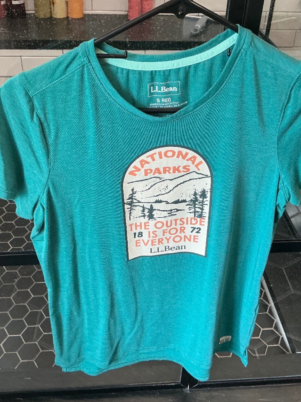LL Bean Green National Parks Tshirt